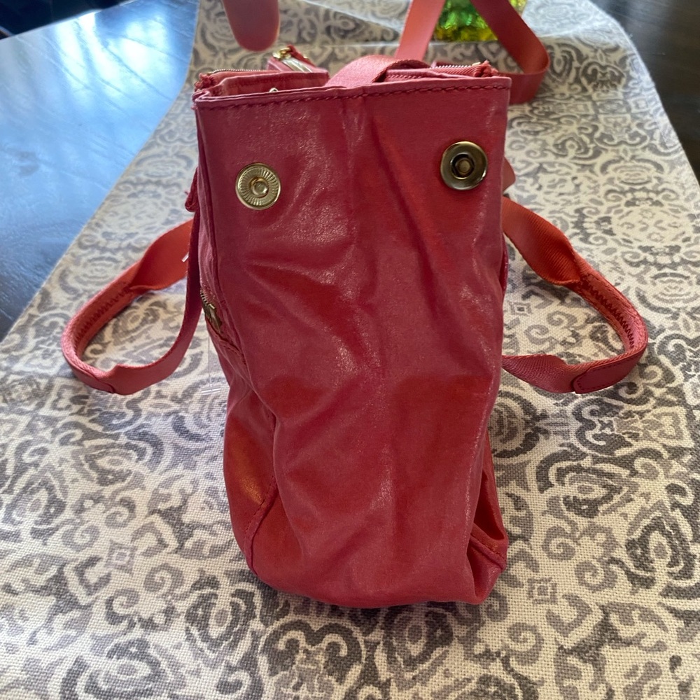 Kipling Shiny Coral Pink Shoulder & Handbagβ¨β¨ - Picture 7 of 16